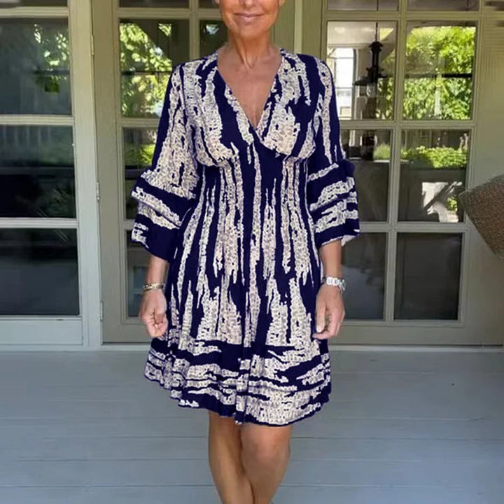 Raquel | Vestido Manga Bordada