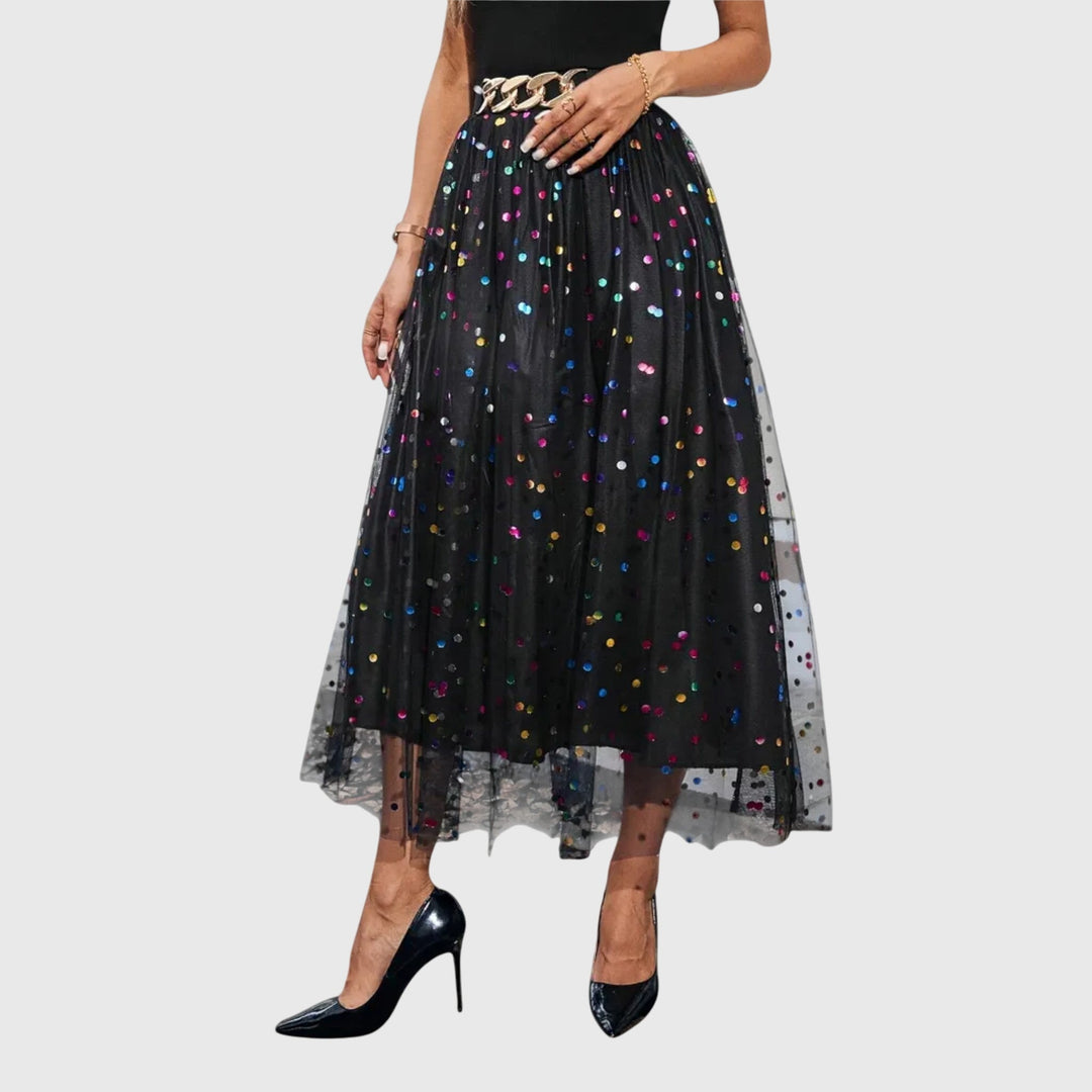 Malena | Falda Noche de Estrellas