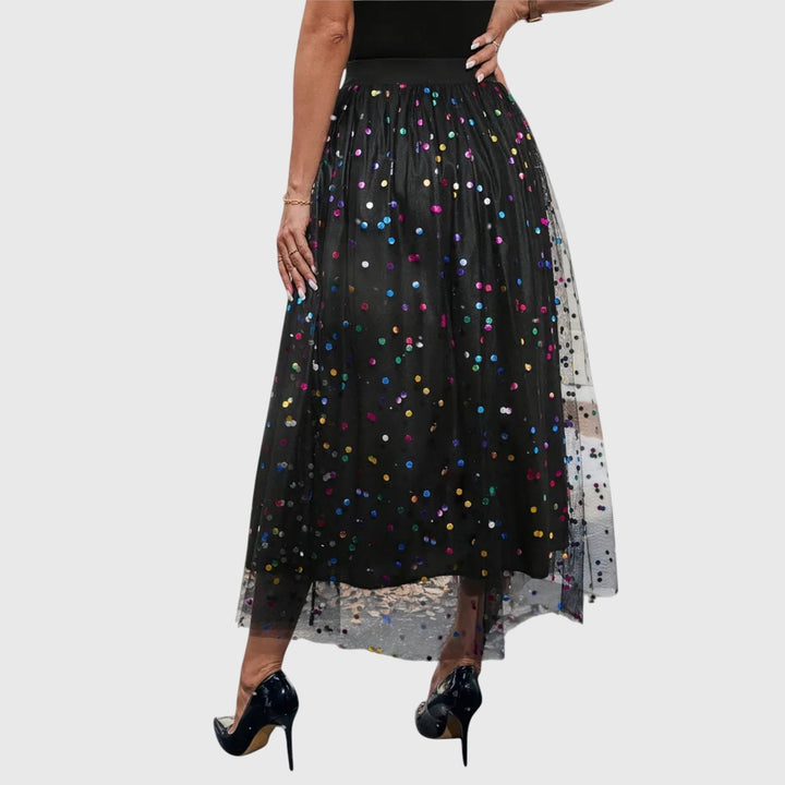 Malena | Falda Noche de Estrellas