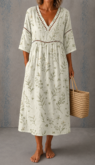 Willow™ | Botanical Grace Maxi Dress