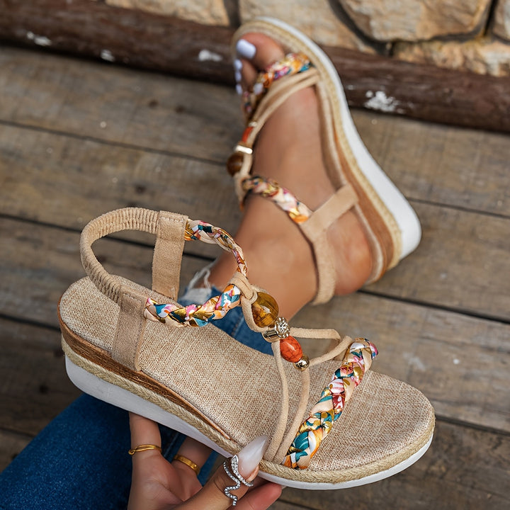 Basilisa | Sandalias Bohemias Con Cuña