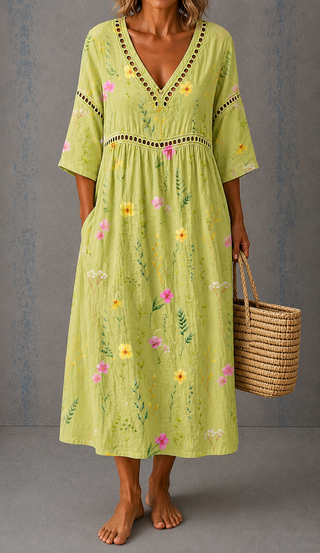 Meadow™ | Wildflower Breeze Maxi Dress