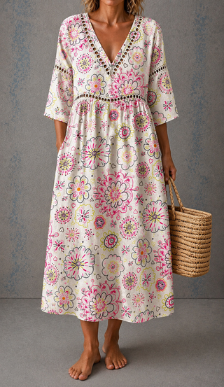 Rosalie™ | Blooming Meadow Maxi Dress