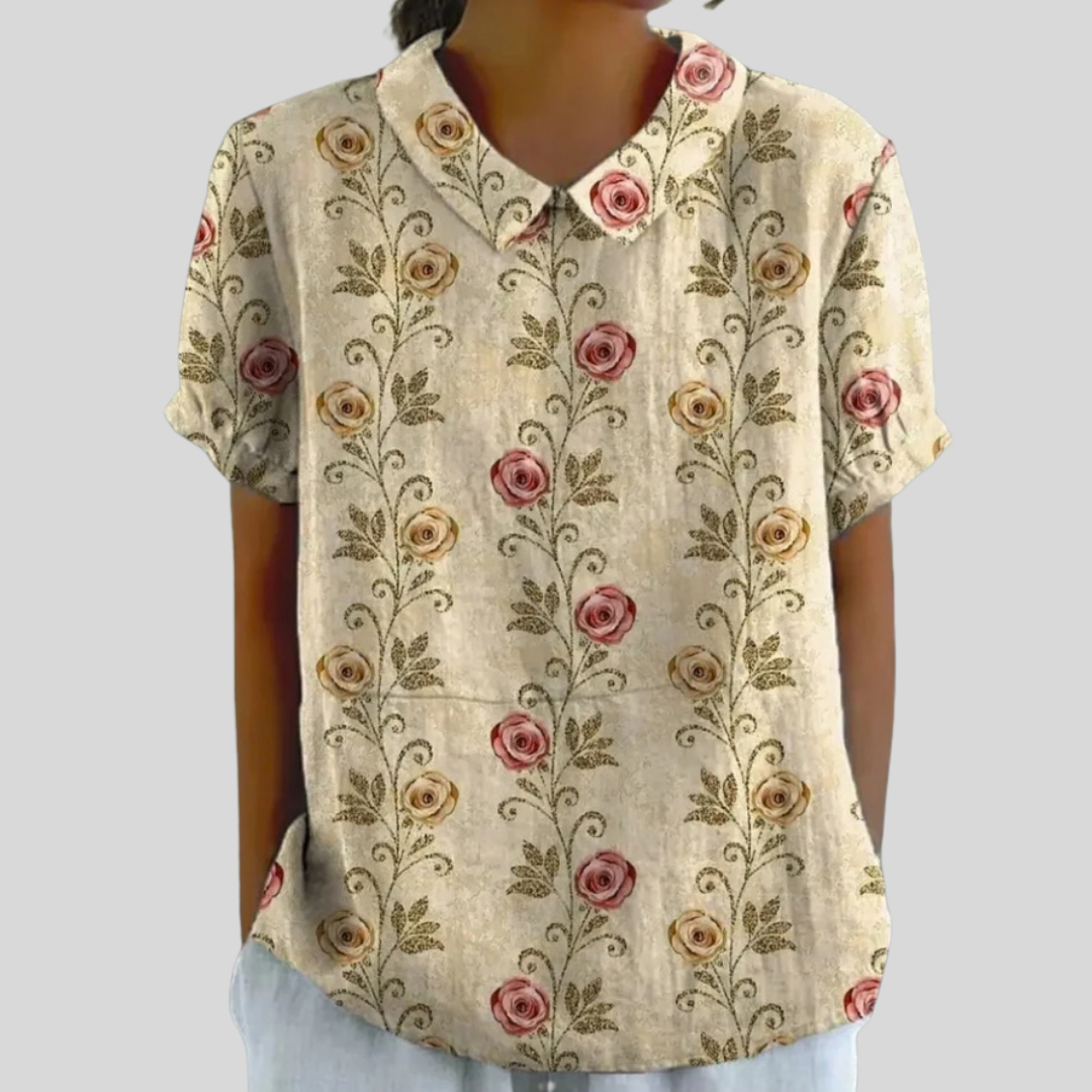 Prudencia | Blusa Floral Clásica