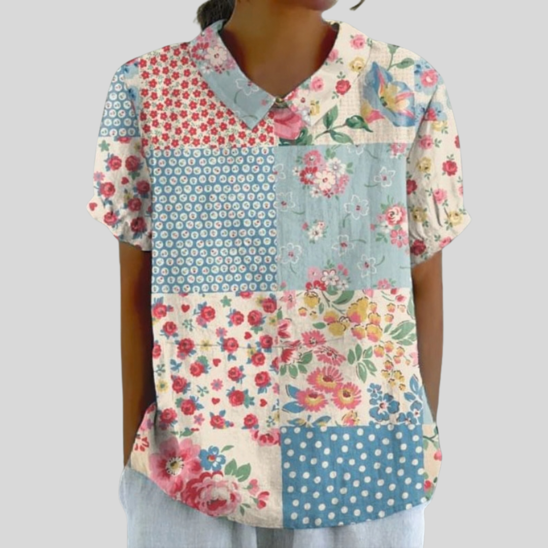 Aureliaza | Blusa Patchwork Floral