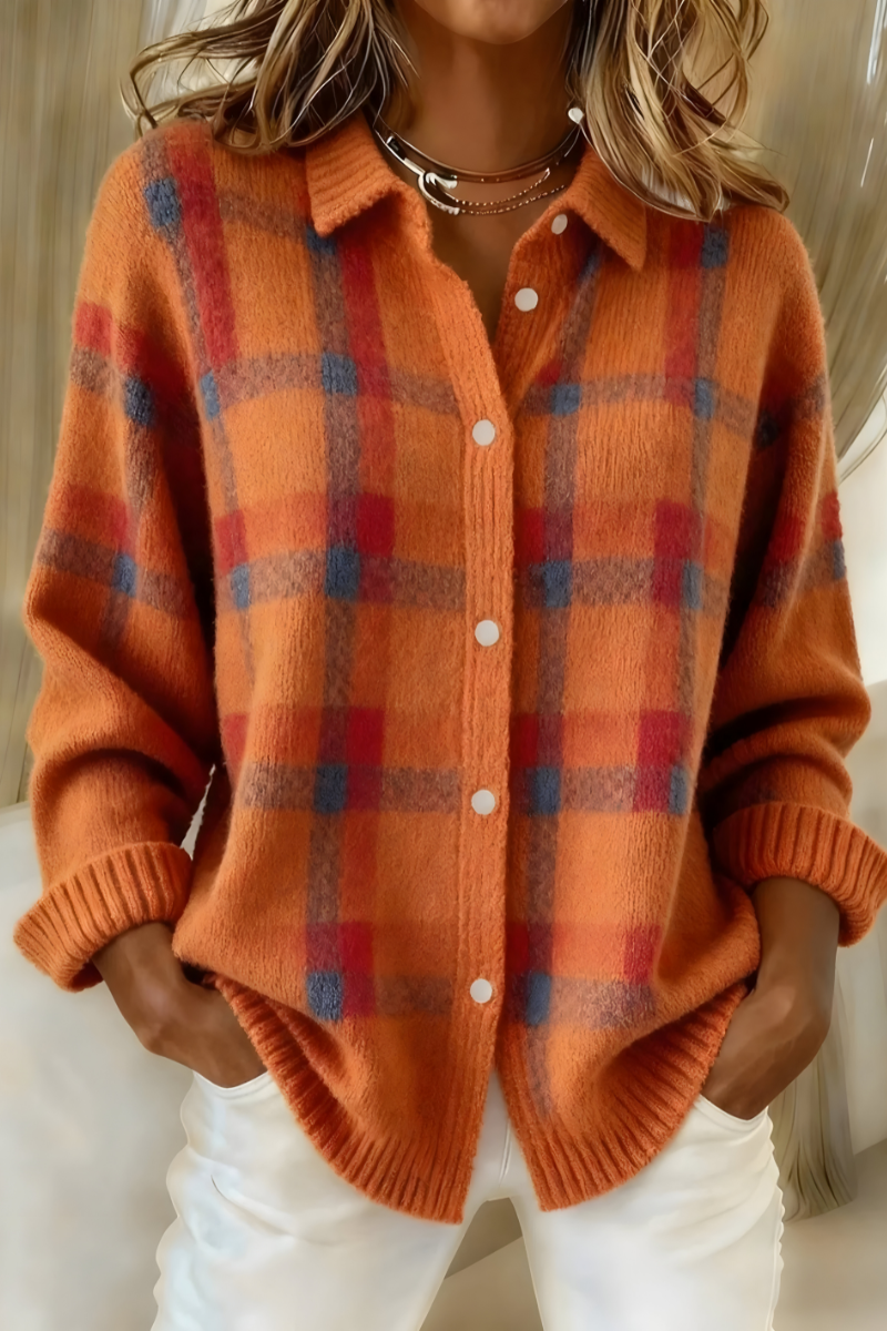 Tamsin™ | Check Autumn Sweater