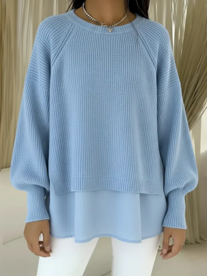 Aveline™ | Layered Autumn Sweater