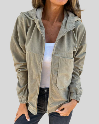 Winslow™ | Denim Blue Luxe Hooded Jacket