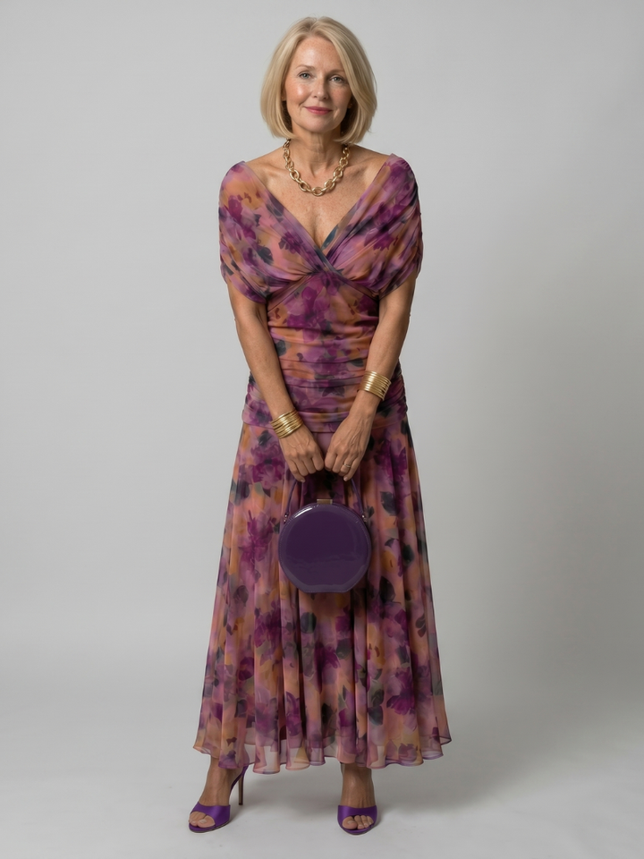 Celandine™ | Twilight Bloom Maxi Dress