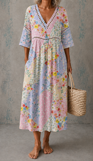 Sage™ | Botanical Breeze Maxi Dress