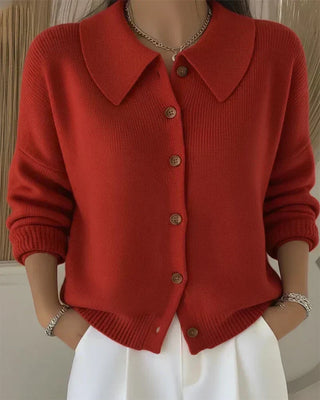 Cecily™ | Statement Collar Autumn Cardigan