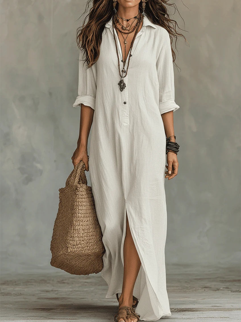 Seraphina™ | Midnight Bohemian Maxi Dress