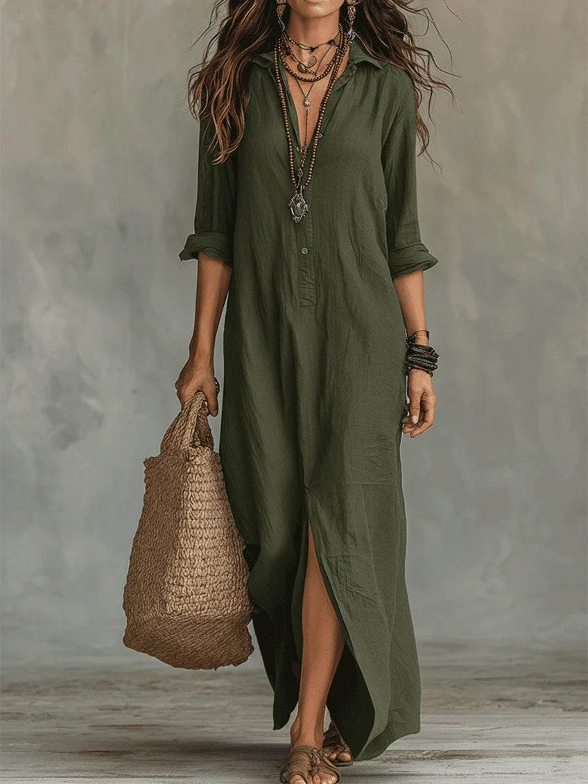 Seraphina™ | Midnight Bohemian Maxi Dress