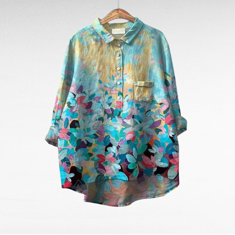 Clotilde | Blusa Floral Artística