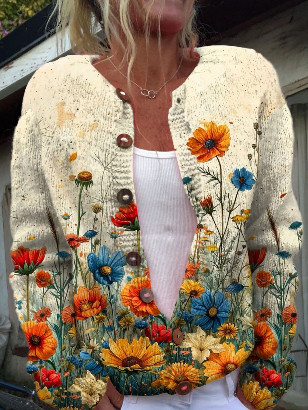 Meadow™ | Wildflower Bloom Knitted Cardigan
