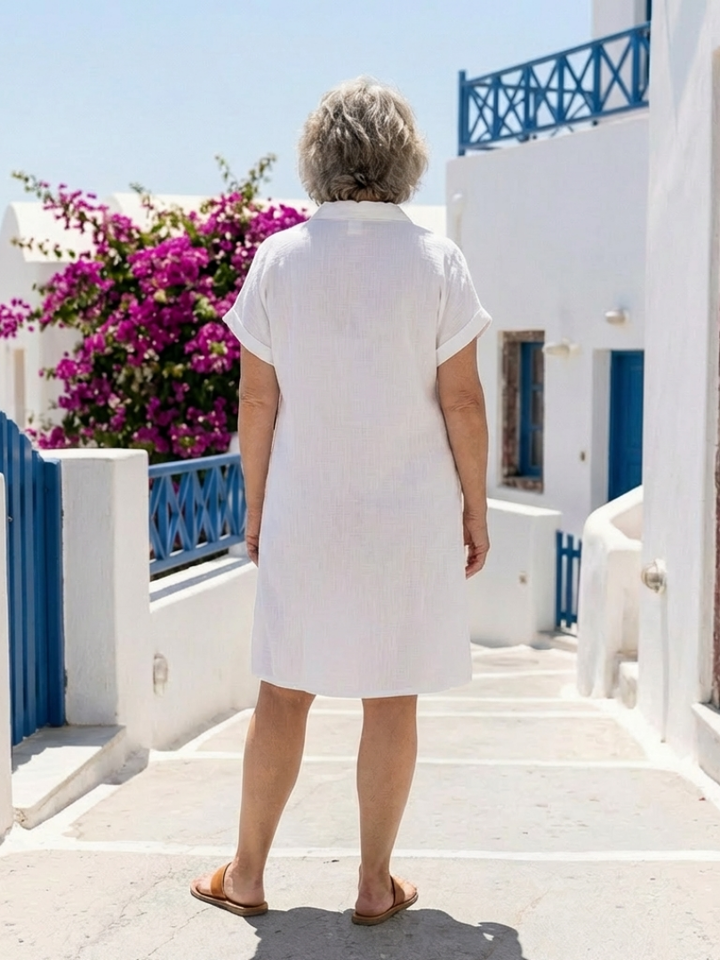 Luzia | Vestido Botonadura Veraniega