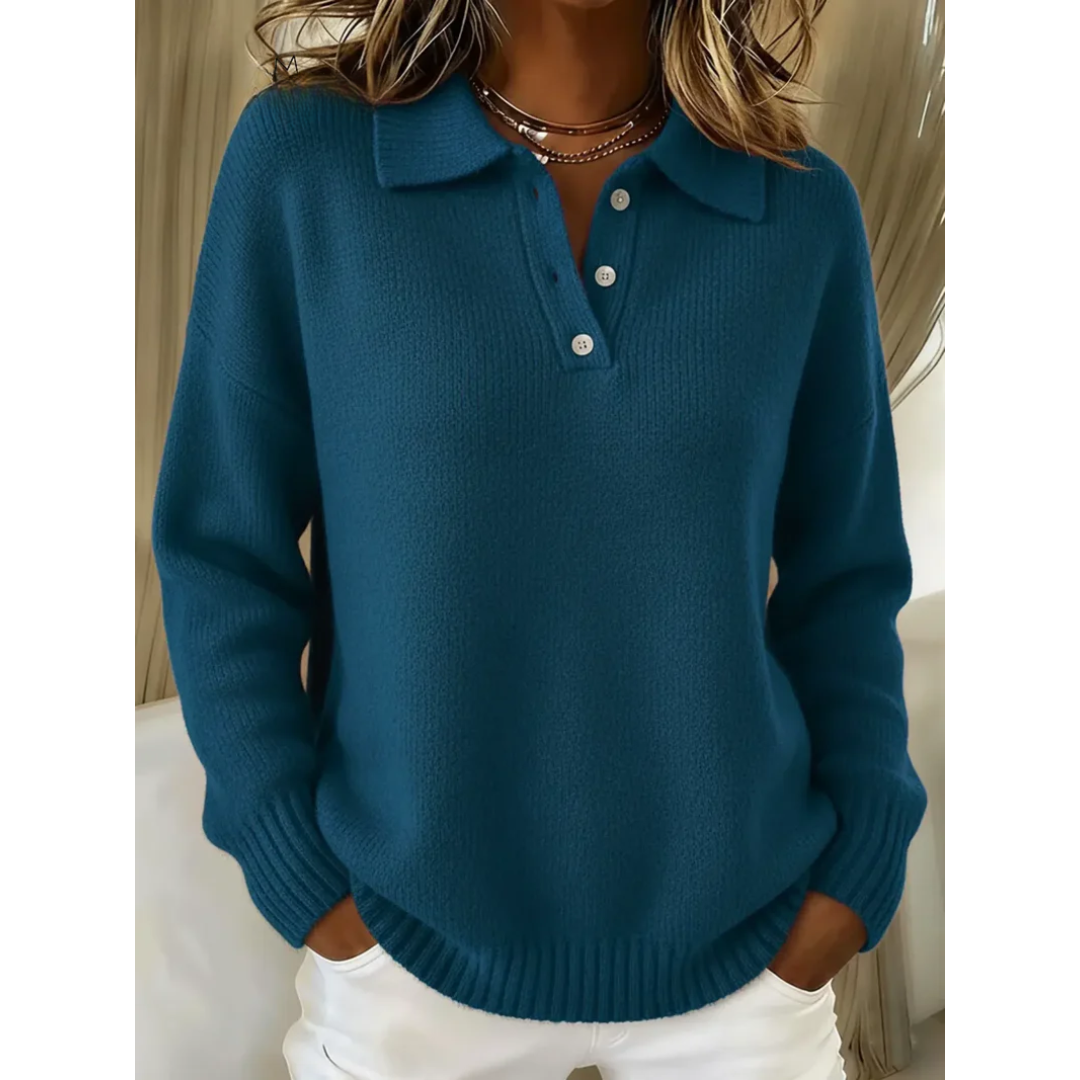 Florence™ | Polo-Neck Autumn Sweater