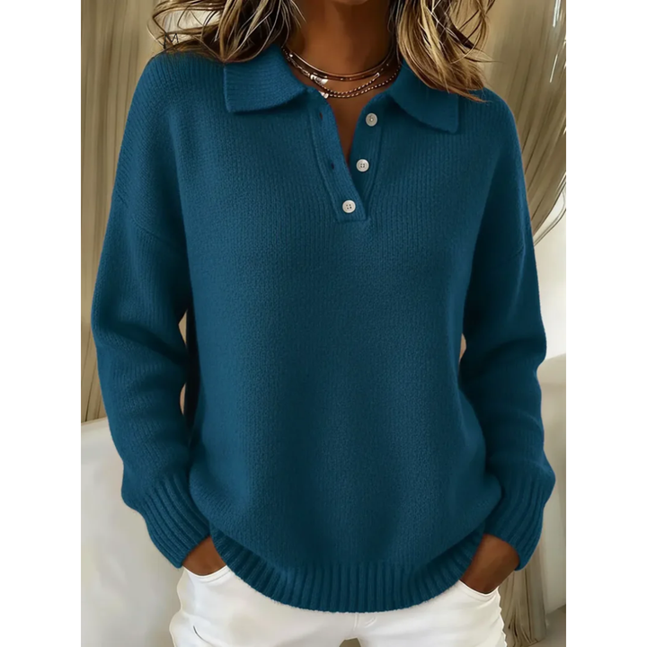 Florence™ | Polo-Neck Autumn Sweater
