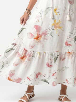 Emilia™ | Blush Blossom Maxi Dress
