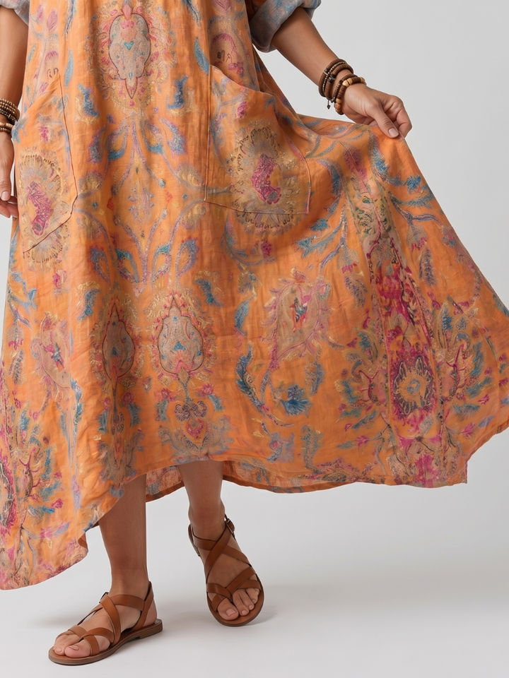 Marisol™ | Sunset Boho Maxi Dress