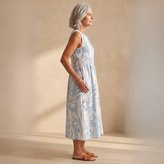 Meredith™ | Botanical Breeze Midi Dress