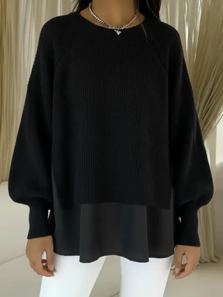 Aveline™ | Layered Autumn Sweater
