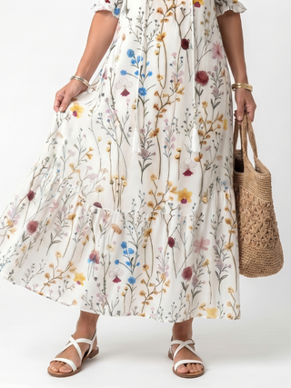 Brielle™ | Meadow Whisper Maxi Dress