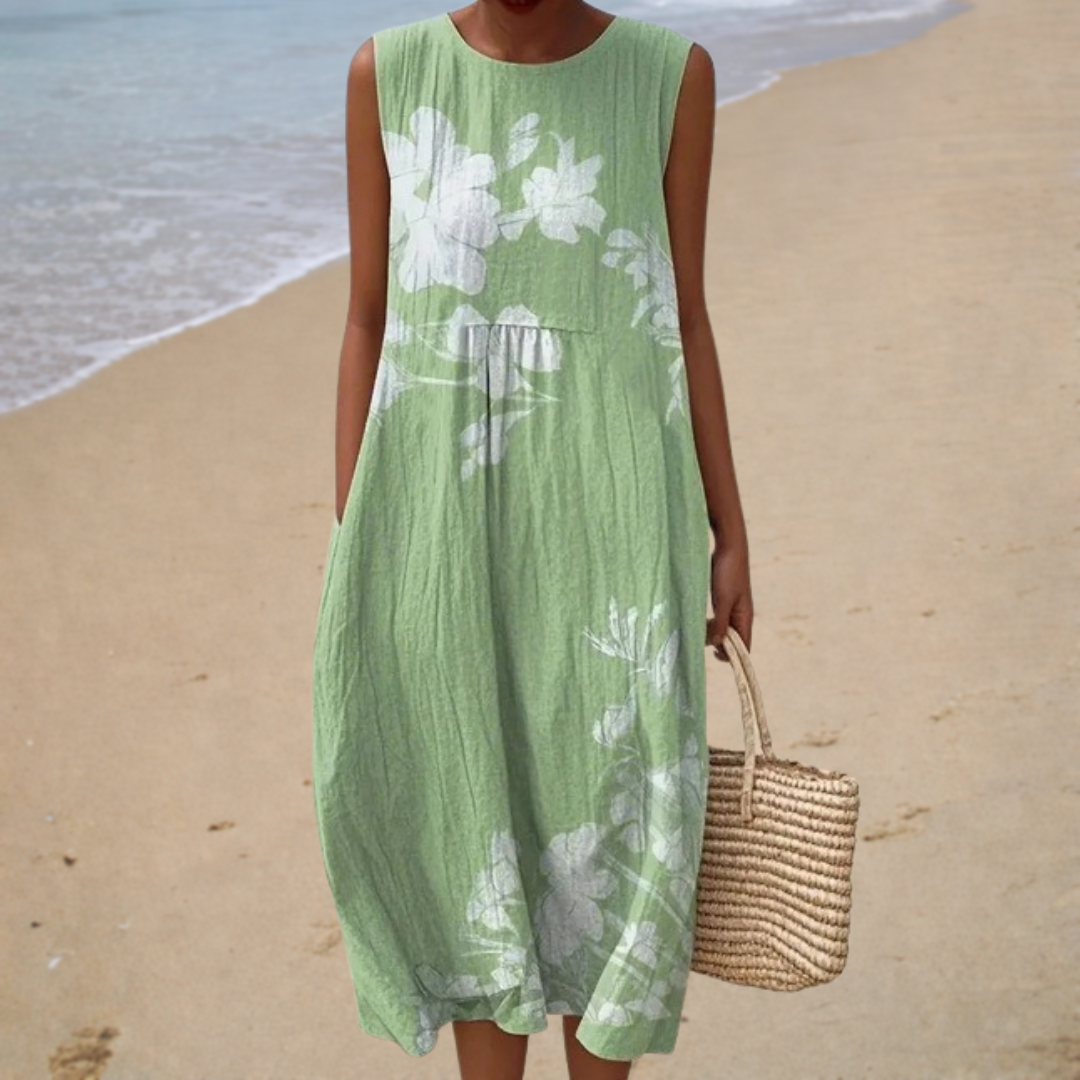Leonor | Vestido Natural Ligero