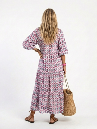 Ameli™e | Mosaic Breeze Maxi Dress
