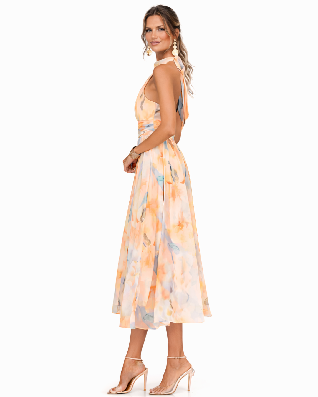 Morwenna™ | Sunset Bloom Maxi Dress