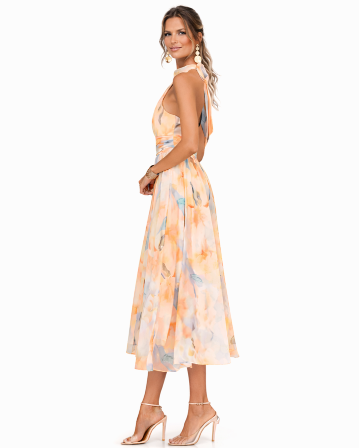 Morwenna™ | Sunset Bloom Maxi Dress