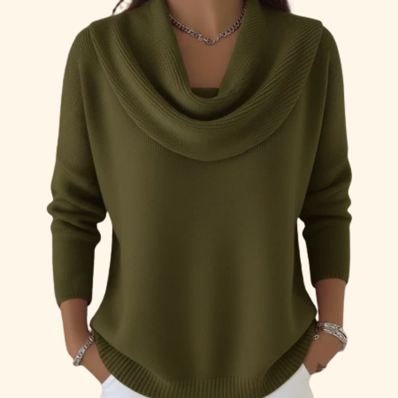 Rosalind™ | Cowl-Neck Autumn Sweater