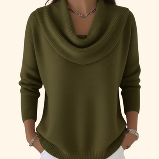 Rosalind™ | Cowl-Neck Autumn Sweater