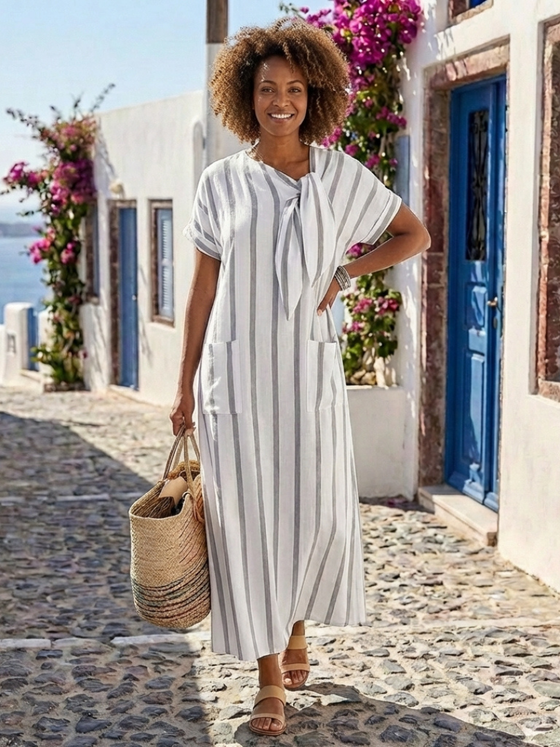 Trinidad | Vestido Rayas Verticales
