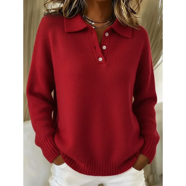 Florence™ | Polo-Neck Autumn Sweater