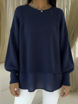 Aveline™ | Layered Autumn Sweater