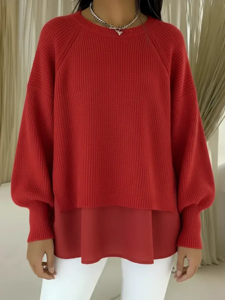 Aveline™ | Layered Autumn Sweater