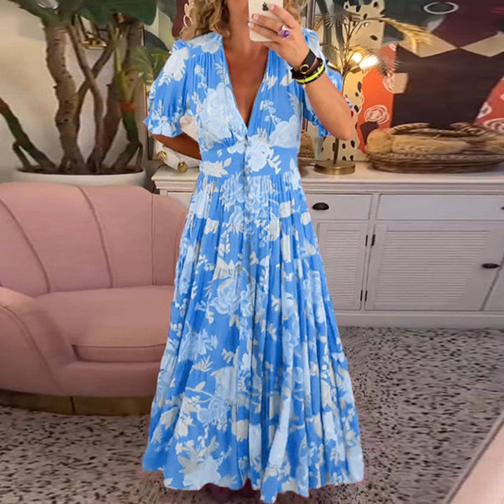 Renata | Vestido Flores Vibrantes