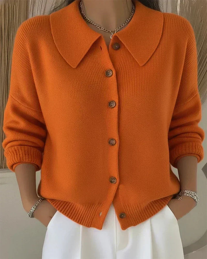 Cecily™ | Statement Collar Autumn Cardigan