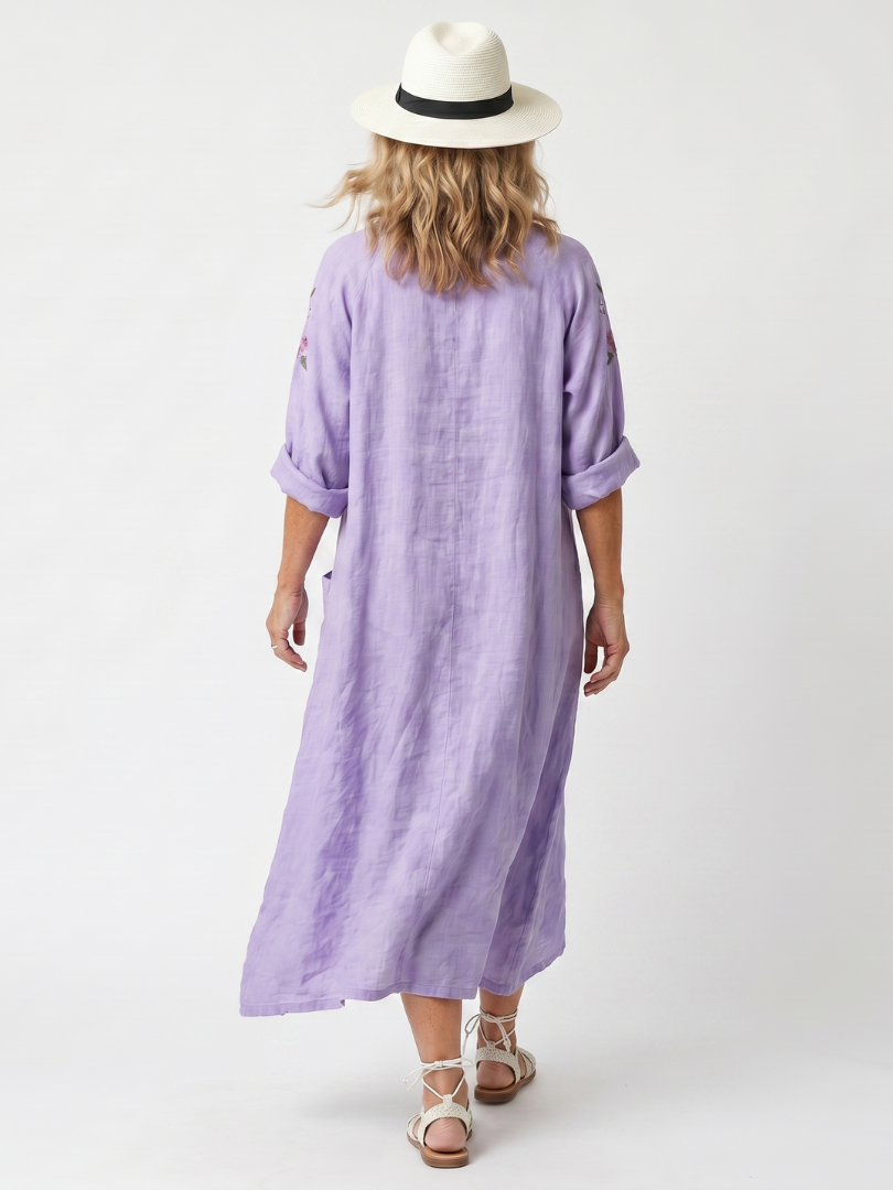 Violet™ | Lavender Bloom Maxi Dress
