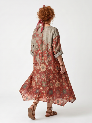 Adelaide™ | Vintage Meadow Maxi Dress