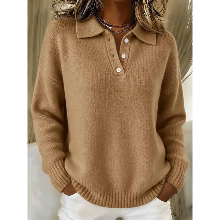 Florence™ | Polo-Neck Autumn Sweater