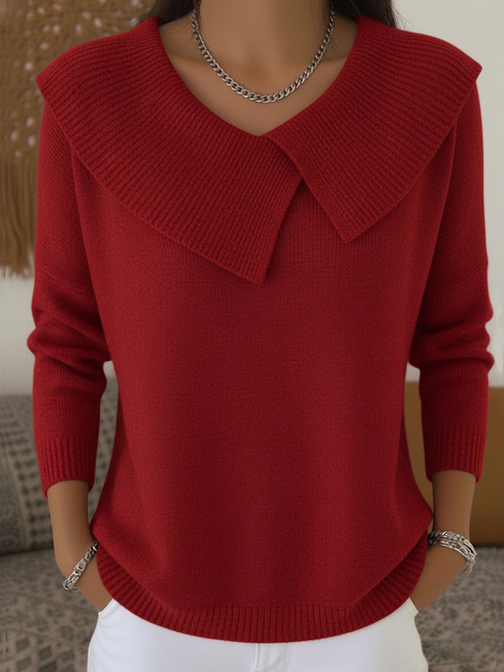 Isadora™ | Statement Collar Autumn Sweater