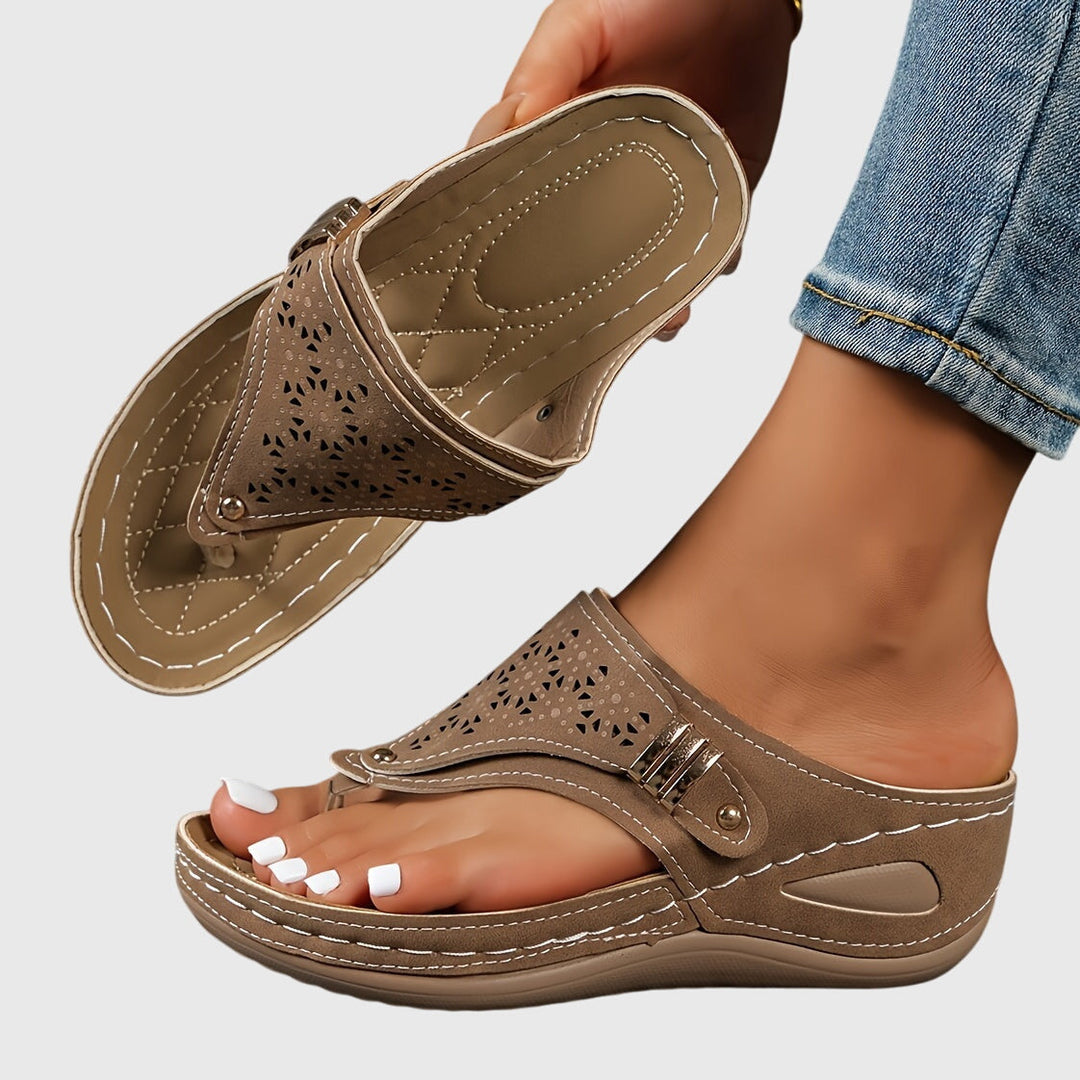Nicolasa | Sandalias Brillo de Zamora