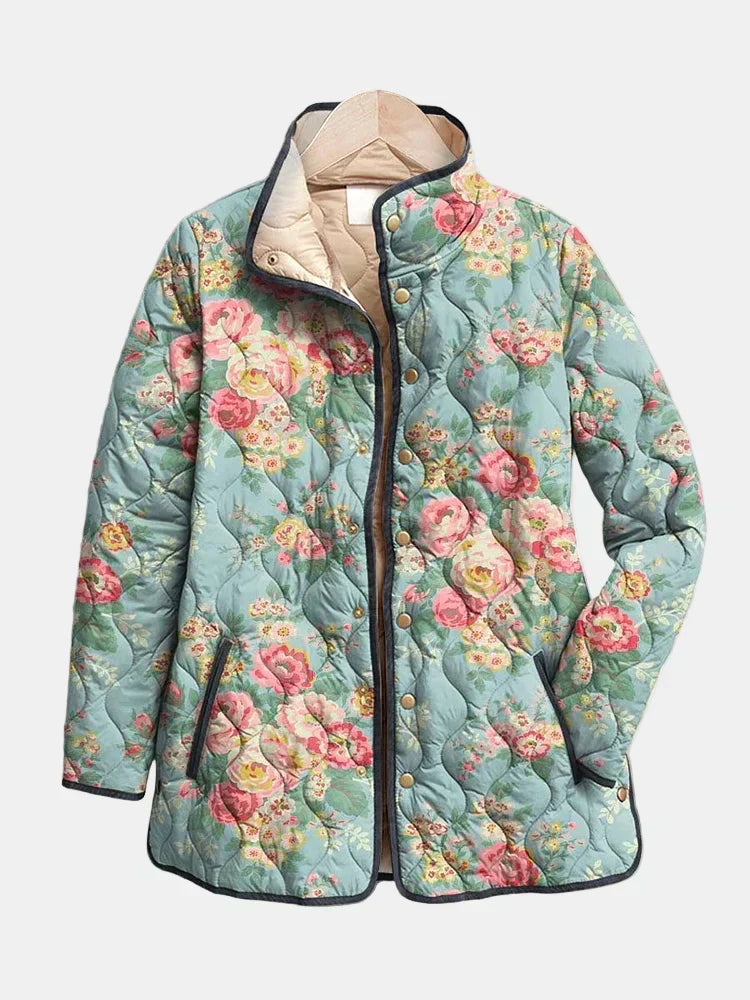 Seraphina™ | Vintage Rose Quilted Jacket