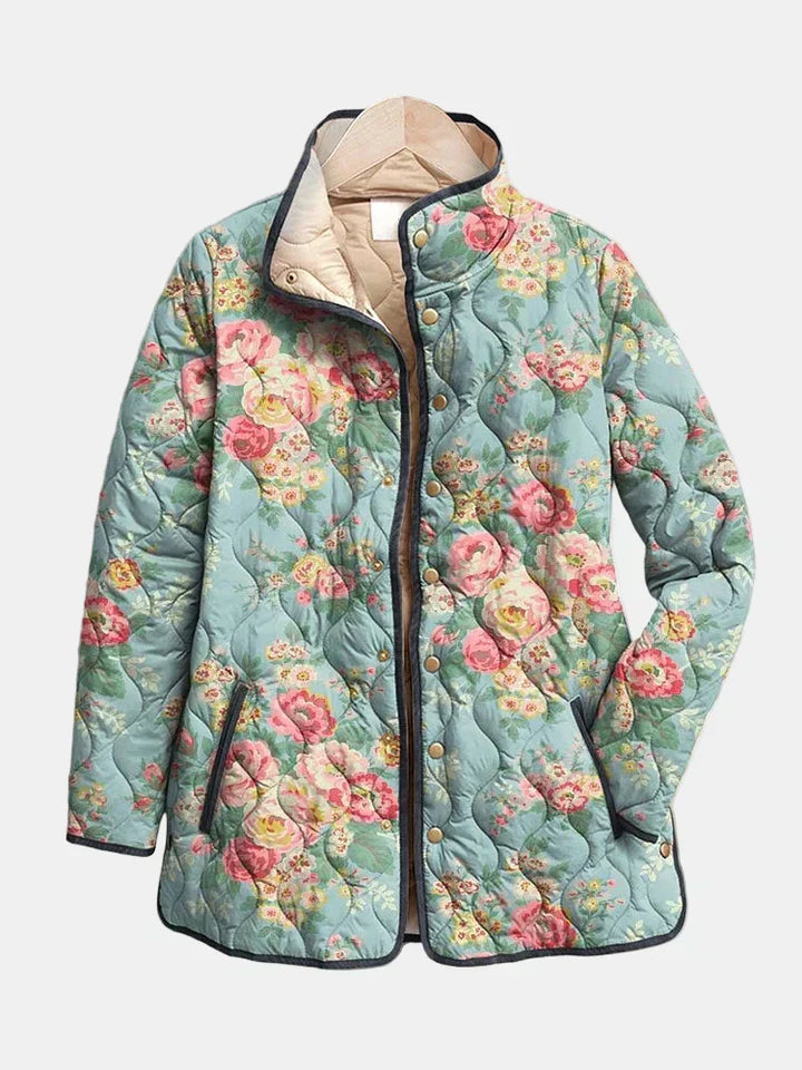 Seraphina™ | Vintage Rose Quilted Jacket