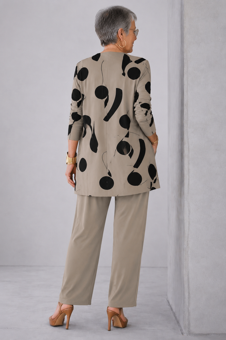 Camille™ | Taupe Abstract 3-Piece Set