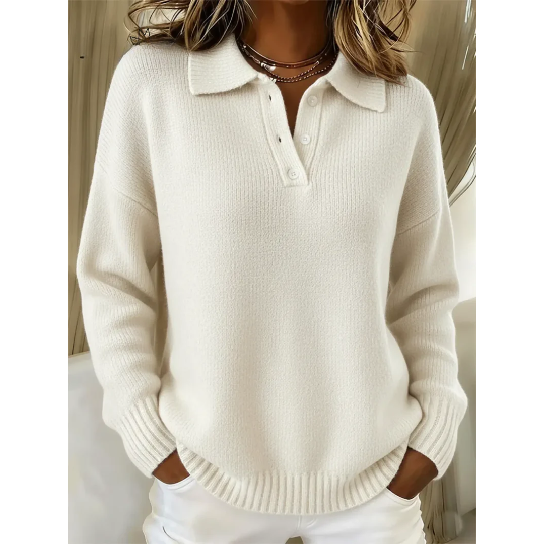 Florence™ | Polo-Neck Autumn Sweater
