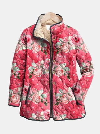 Amélie™ | Romantic Rose Quilted Jacket