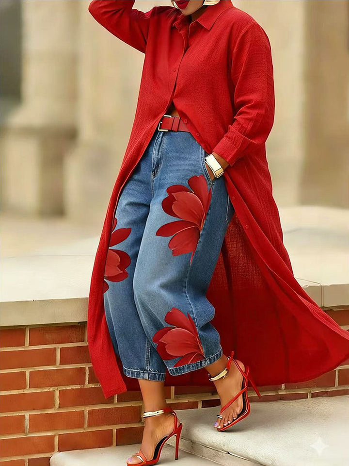 Abrilina | Pantalón Pétalos Modernos